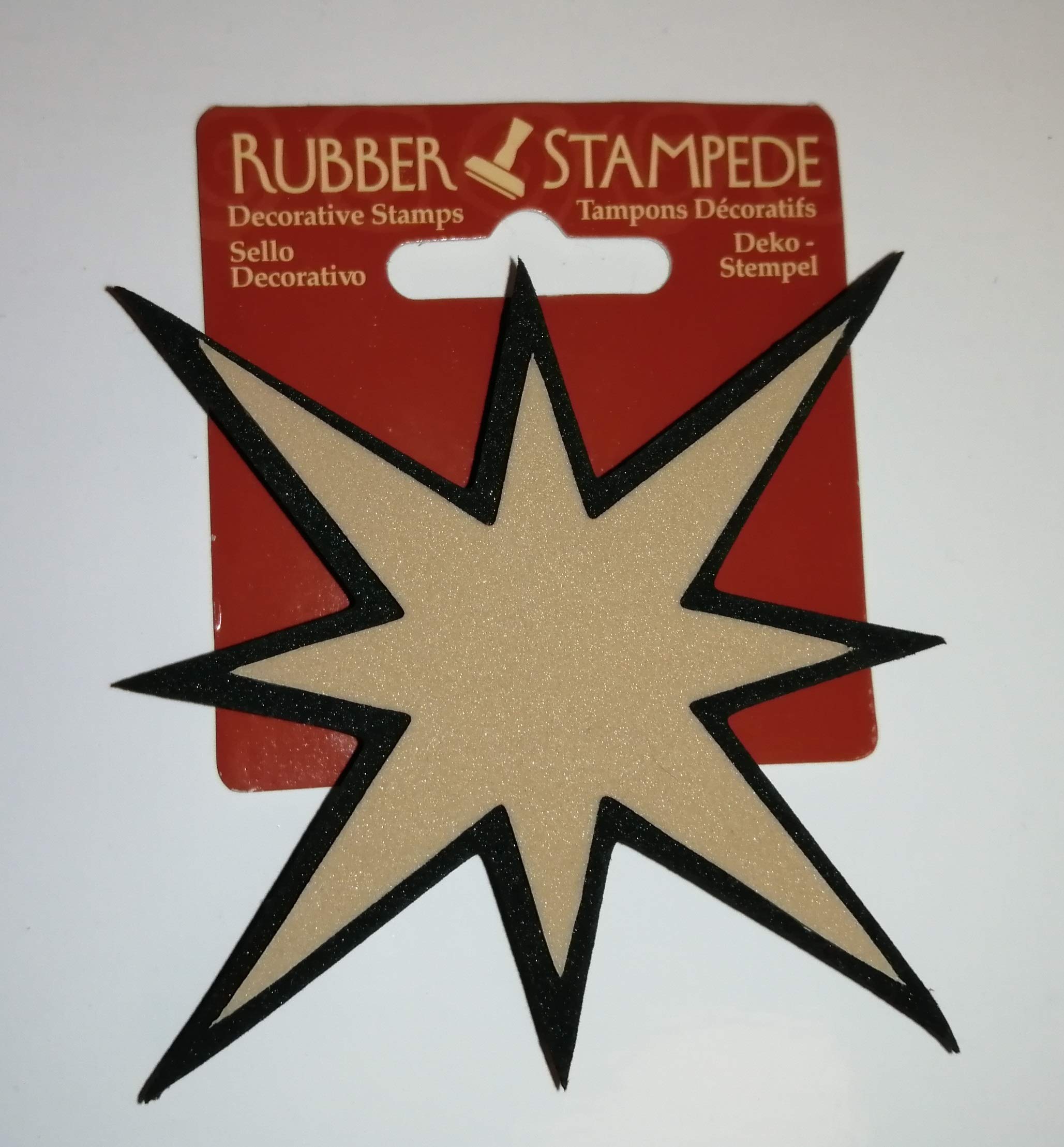 Decorative Stamp 8-Point Star