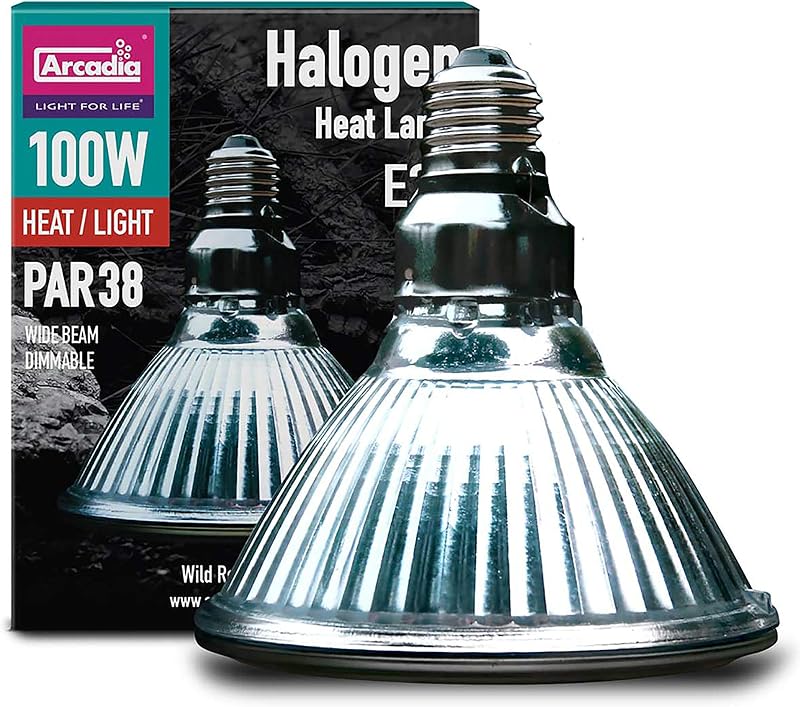 Arcadia Halogen Basking Spot 100W For Reptiles Eco Friendly Light