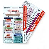 Advanced Cardiac Life Support (ACLS) Badge Buddy – 2-Card Set | Quick Reference Guide for Emergency & Critical Care | Horizontal & Vertical Compatible
