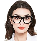 MARE AZZURO Oversized Bifocal Reading Glasses Women Blue Light Blocking Readers 1.0 1.25 1.5 1.75 2.0 2.25 2.5 2.75 3.0 3.5