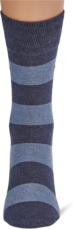 Herren Classic Socken, Blau/Schwarz, 43-46 EU