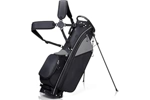 KYTAI Lightweight 7 Way Divider Golf Stand Bag for Men/Women- Dual Straps, Stable Stand, Multiple Pockets, Rain Hood & Towel Ring