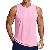 PINSPARK Men's Tank Top Summer Sleeveless Shirts Quick Dry Muscle Shirts for Running Gym Workout