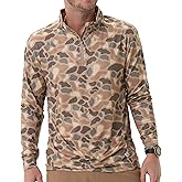 Burlebo Men’s Performance Quarter Zip – Lightweight Stretch, Moisture-Wicking Pullover for Outdoor & Everyday Wear
