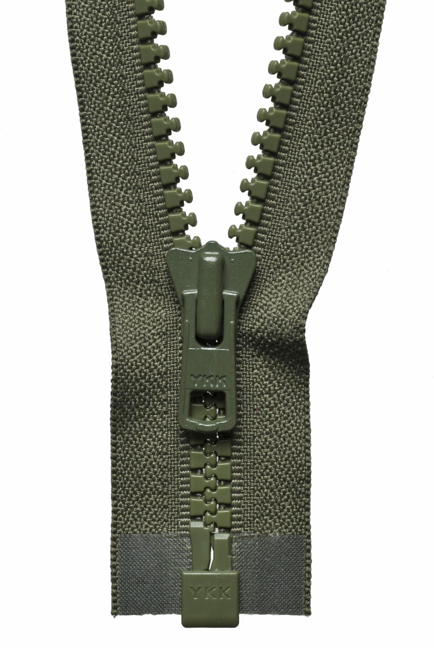 YKK Open Ended Zip, No. 566 Khaki, 61 cm Length — image 1