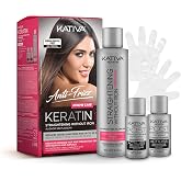 Kativa Anti-Frizz Xtreme Care, Home Use Straightening Treatment with Keratin and Cupua&ccedil;u, Rebuilds Damaged Hair and Straightens Waves