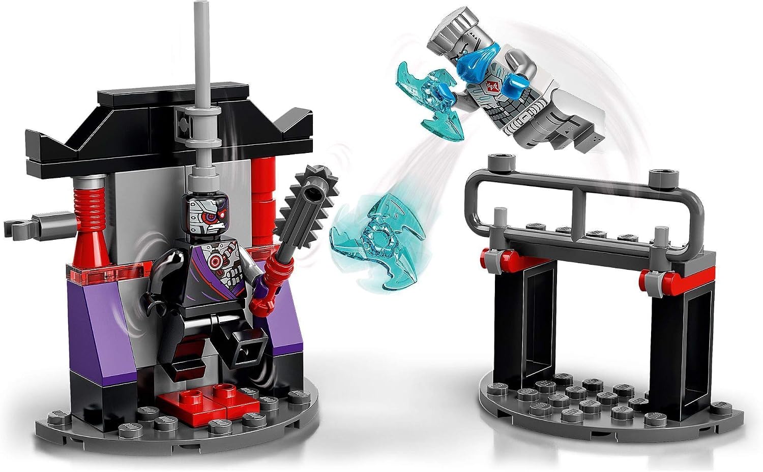 LEGO 71731 NINJAGO Legacy Epic Battle Set - Zane vs. Nindroid Robot Warrior with Spinning Battle Toy, Multicolor - Image 3
