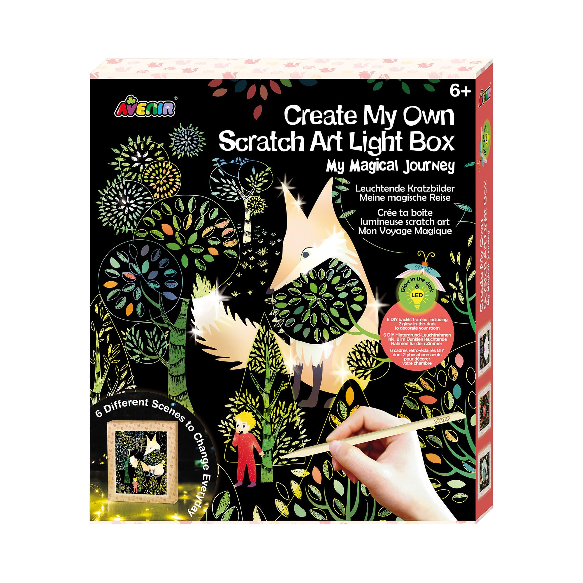 Avenir | Create My Own Scratch Light Box | Create Your own Light Box | Fun DIY Creative Activity. Scratch Art for Kids 6+