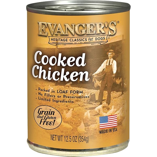 EVANGER’S HERITAGE CLASSICS COOKED CHICKEN DOG FOOD –...