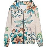 Tongluoye Womens Hoodies Zip Up Lightweight Long Sleeve Thin Hooded Sweathsirt Trendy Jacket