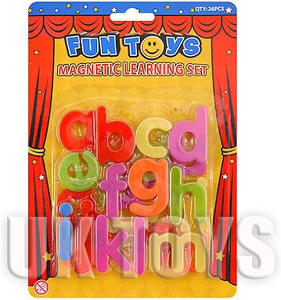 2x26 Piece Alphabet Letters Fridge Multicolured Amazon.co.uk