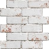 COMSTICKC 3D Faux Brick Wall Panels Peel and Stick, 10 Pcs 11.8" x 11.8" | Retro Whitewash, Not Real Brick, Ultra-Light Thin PVC 3D Fake Brick Wallpaper Decorative Tiles for DIY Interior Decor