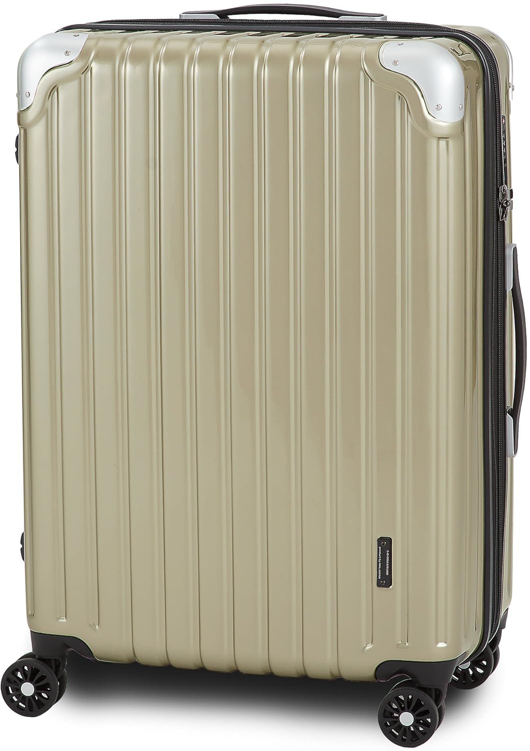 最も優遇 錦原ラゲッジジャパン スーツケース キャリーケース 3サイズ Lサイズ大型 Lmサイズジャスト型 Mサイズ中型 盗難防止 軽量 ダブルファスナー仕様 4輪wキャスター Tsaロック レクセア ファスナー B06zyqlvbr Lmサイズ ジャスト型 76 シャンパン