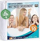 Utopia Bedding Waterproof Mattress Protector Twin
