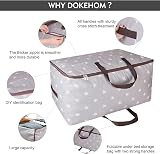 DOKEHOM 105L Large Storage Bag Fabric Garment Under Bed Moistureproof view 4