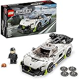 LEGO Speed Champions Koenigsegg Jesko 76900 Racing Sports Car Toy with Driver Minifigure, Racer Model Set for Kids
