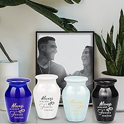4pcs Small Urns for Human Ashes Always On My Mind