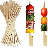 200 PCS Bamboo Skewers for Appetizers, Kabob Skewers, Skewers for Grilling, Bamboo Sticks for Fruit Kabobs, Charcuterie Board