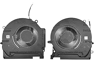 BestParts Replacement CPU + GPU Cooling Fan for HP OMEN 17-CK, 17-CM, 17-CK1020NR 17-CK0372NR, M38428-001 M75485-001, DC12V