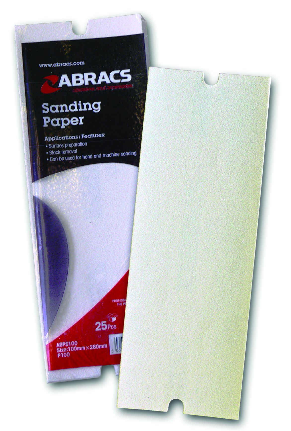 25 x 80 Grit Pole Sanding Sheets. Abracs