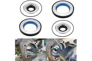 Kujunpao Front Axle Vaccum Knuckle Seal & Hub O-Ring & Dust Seals Compatible with 2005-2019 Ford Super Duty F250 F350 F450 F550 Dana Super 60