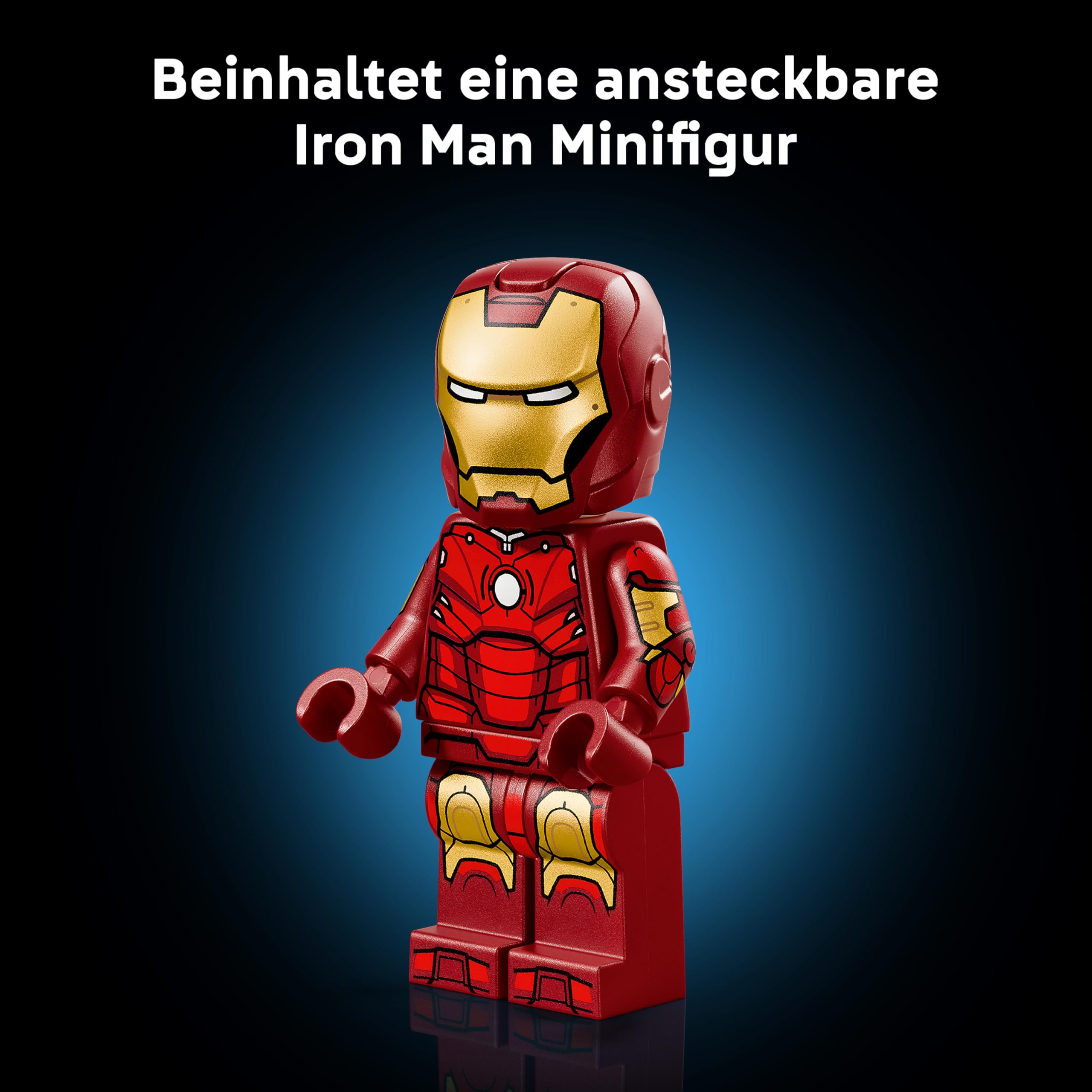 LEGO | Marvel Iron Man Mark 3 Sammleredition - Avengers Bauset für Erwachsene - Modellbau mit Minifigur, Ständer und Namensschild - Kreatives Geschenk für Männer, Frauen und Allen Fans - 76344 4