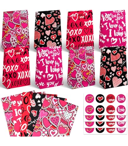 Waline 16pc Thanksgiving Gift Bags With Handles - Maple Leaves Kraft Paper Party Favor Bags For Fall & Autumn Celebrations - View #6