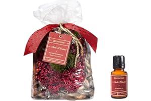 Aromatique The Smell of Christmas Large 14 Oz Bag Potpourri Plus 1/2 Oz Refresher Oil