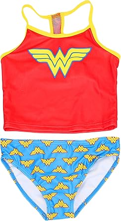 little girl wonder woman swimsuit