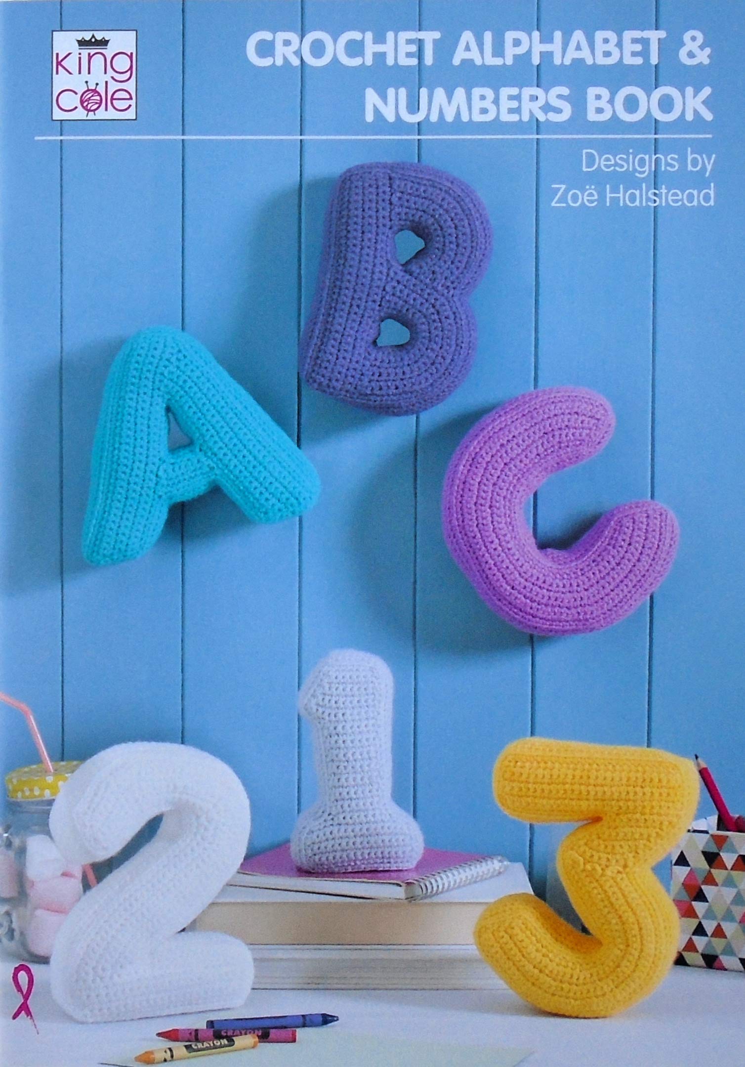 Crochet Alphabet & Numbers Book in DK King Cole