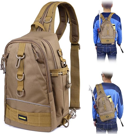 fishing backpack with rod holder
