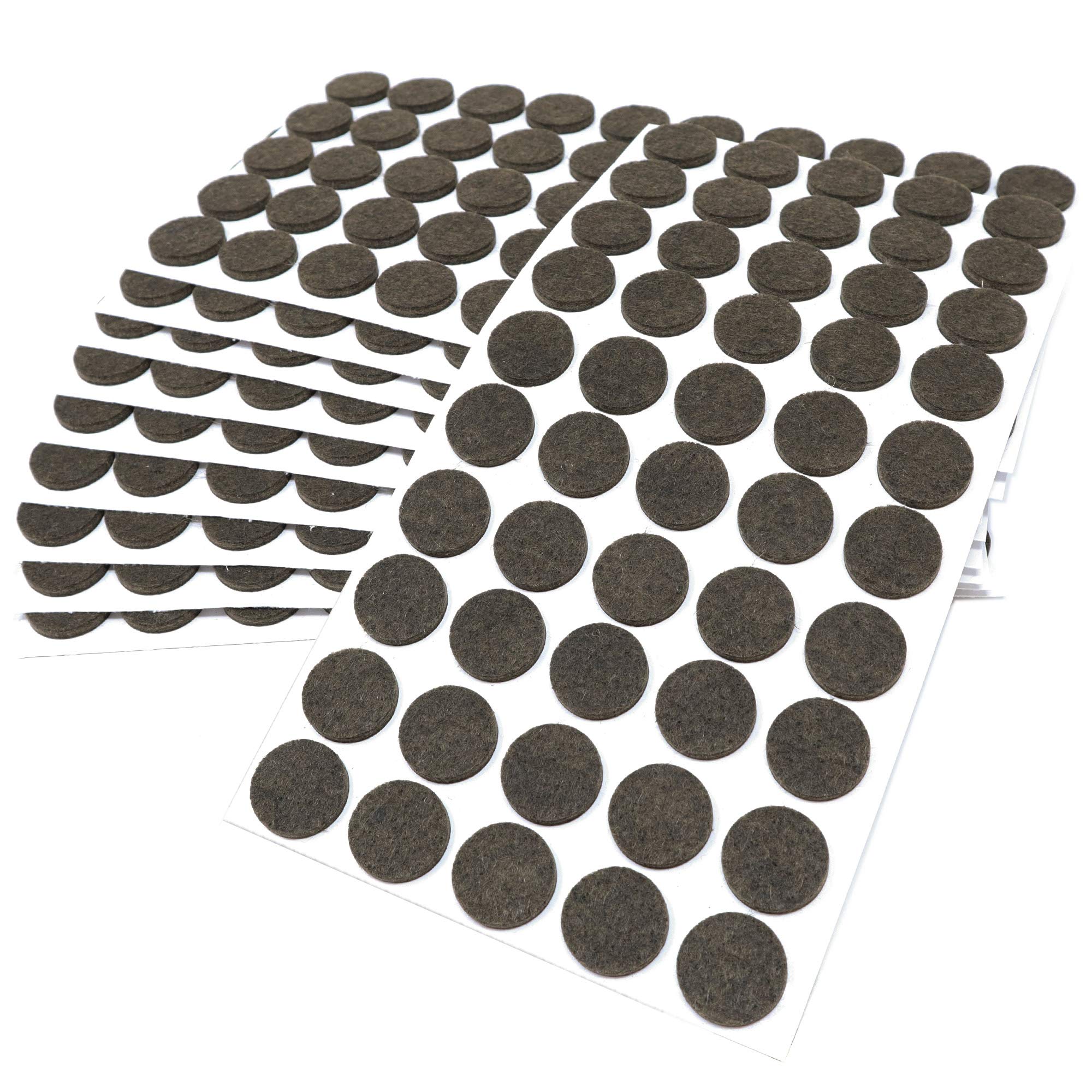 Adsamm FP-35-SA-BR-20-50-10 FP-35-SA-BR-20-50 Felt Pads Diameter 20 mm Brown