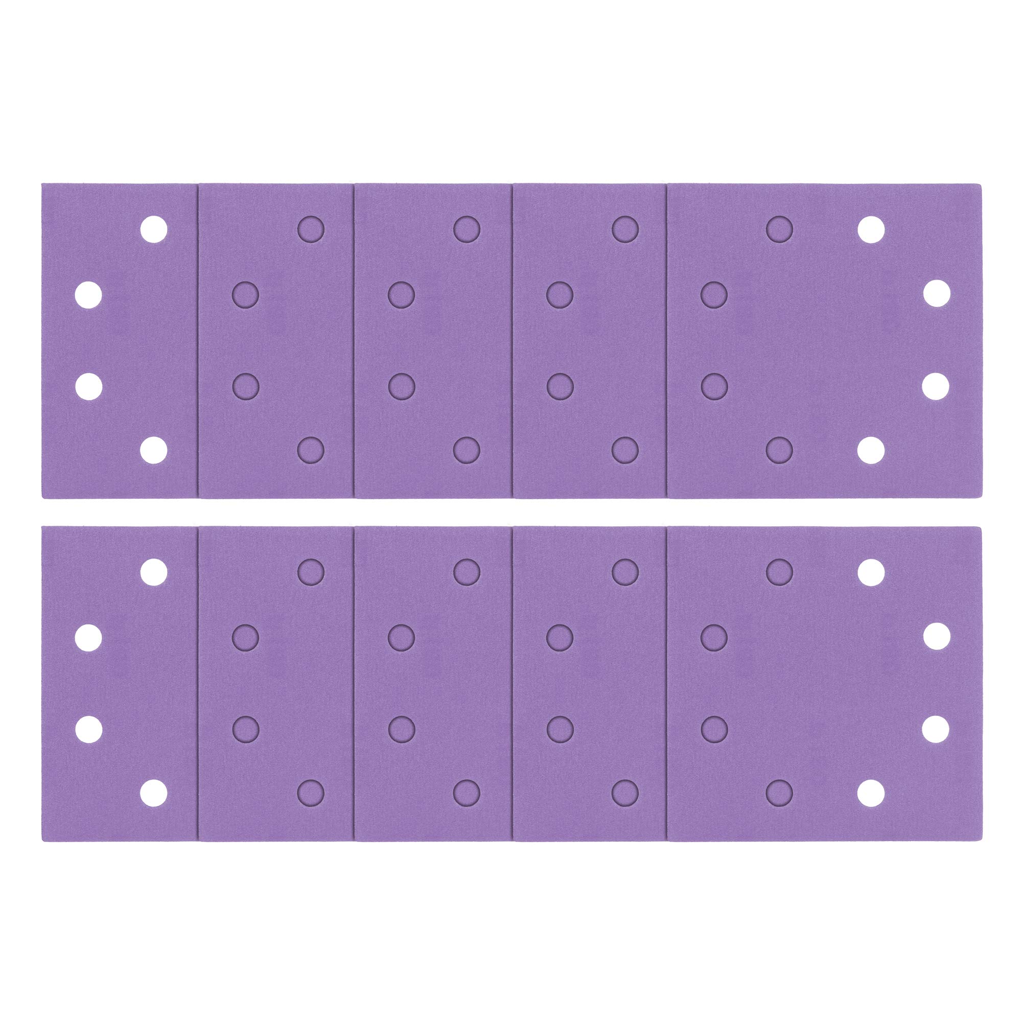 Trend Aluminium Oxide 1/4 Sheet 114 x 110mm 180 Grit Sanding Sheets, AB/QTR/180A, Pack of 10