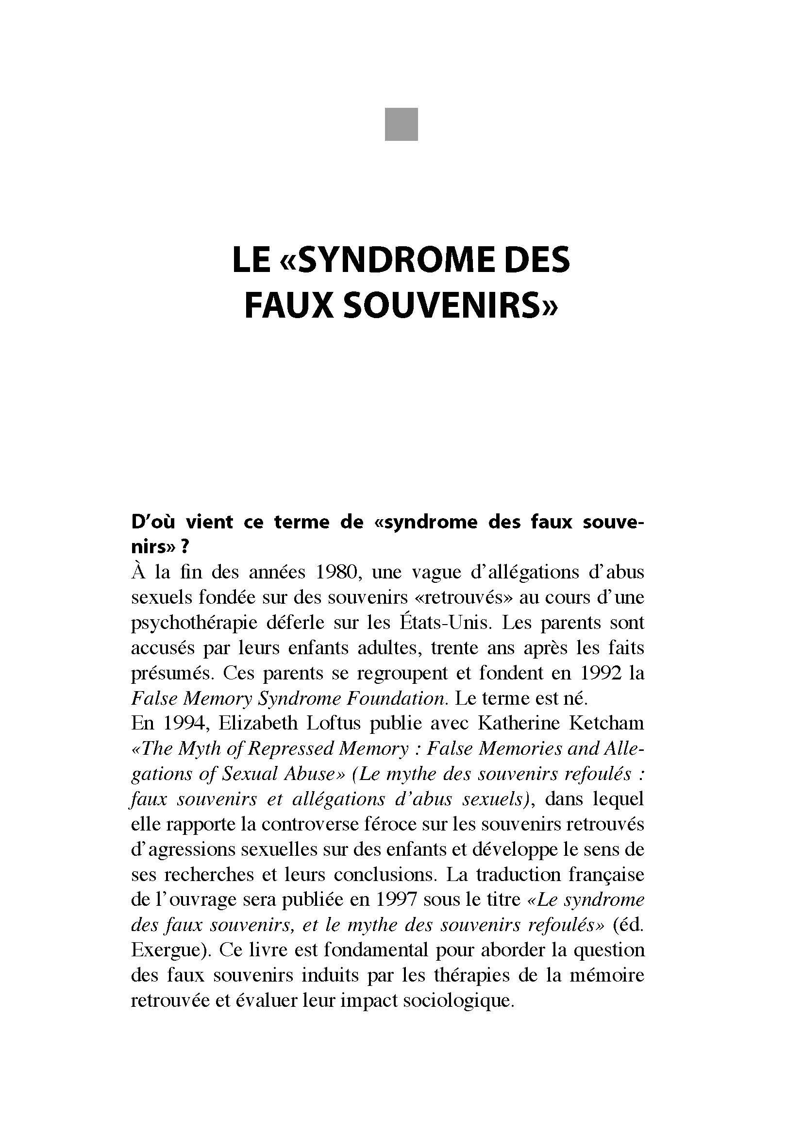 Amazon Fr Les Ravages Des Faux Souvenirs Ou La Memoire Manipulee Axelrad Brigitte Livres