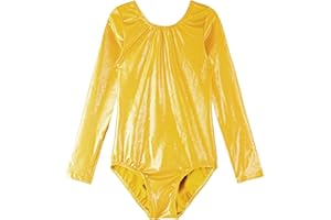 EQSJIU Gymnastics Leotards for Girls Kids Sparkly Patterned Rainbow Galaxy Aurora Colorful Butterfly Flower Dancewear