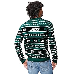 FOCO Standard NFL Big Logo Ugly Sweater, Team Color