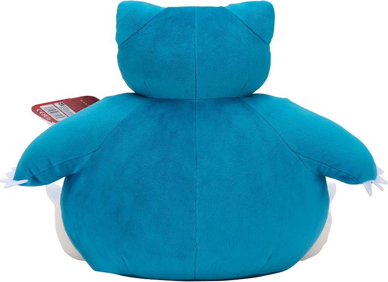 Pokemon Peluche Ronflex - Peluche Suave de 30 cm con Detalles auténticos