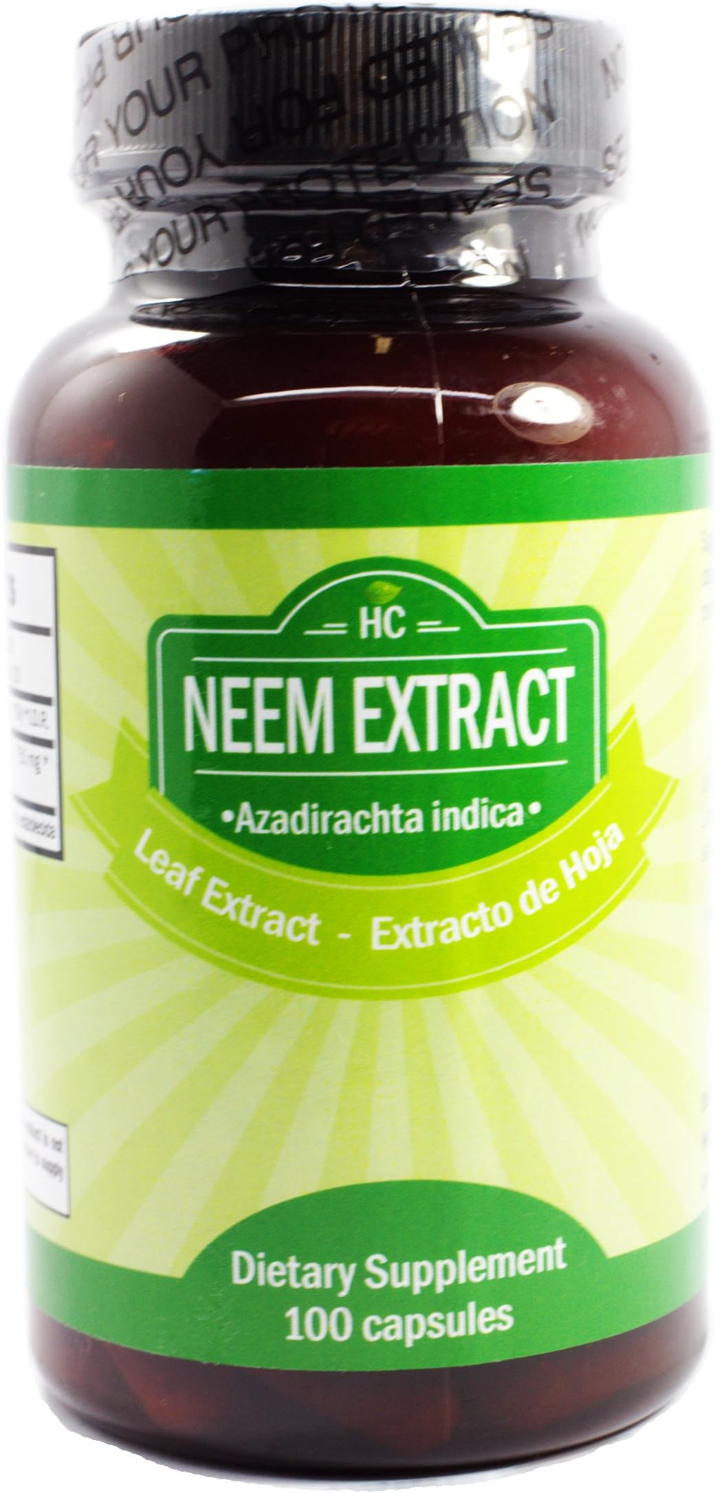 Neem Immune System Boost Leaf Extract 100 Capsules