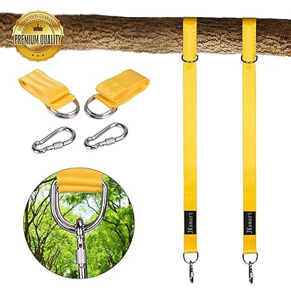 Schaukel Befestigung Swing Hanging - 2 Stück 1,5M Aufhängeset Befestigungs-Set für Schaukeln Hängematte Hängesesse 1270 KG mi