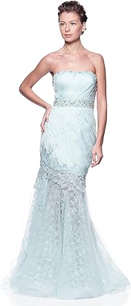 light blue mermaid dress