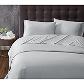 Truly Calm Sheet Sets Grey Polyester 3-Piece Twin XL Sheet Set, Solid Color for Men and Women, OEKO-TEX Certified Confidence