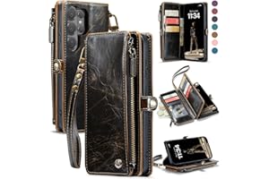 Defencase for Galaxy S26 Ultra Case Wallet with RFID Blocking Card Holder for Women Men, PU Leather Magnetic Snap Flip Wrist 