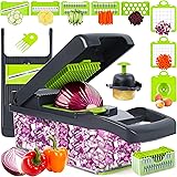 Vegetable Chopper, Onion Chopper, Mandolin Slicer,Pro 10 in 1professional food Choppermultifunctional Vegetable Chopper and S