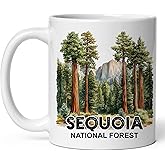 Sequoia National Forest California Ceramic Coffee Mug 11oz Giant Sequoia Trees Giant Sequoia Grove – Tea Coffee Mug with Comfortable Grip – Unique Travel Gift Cup for Office or Home – Vibrant ID44991