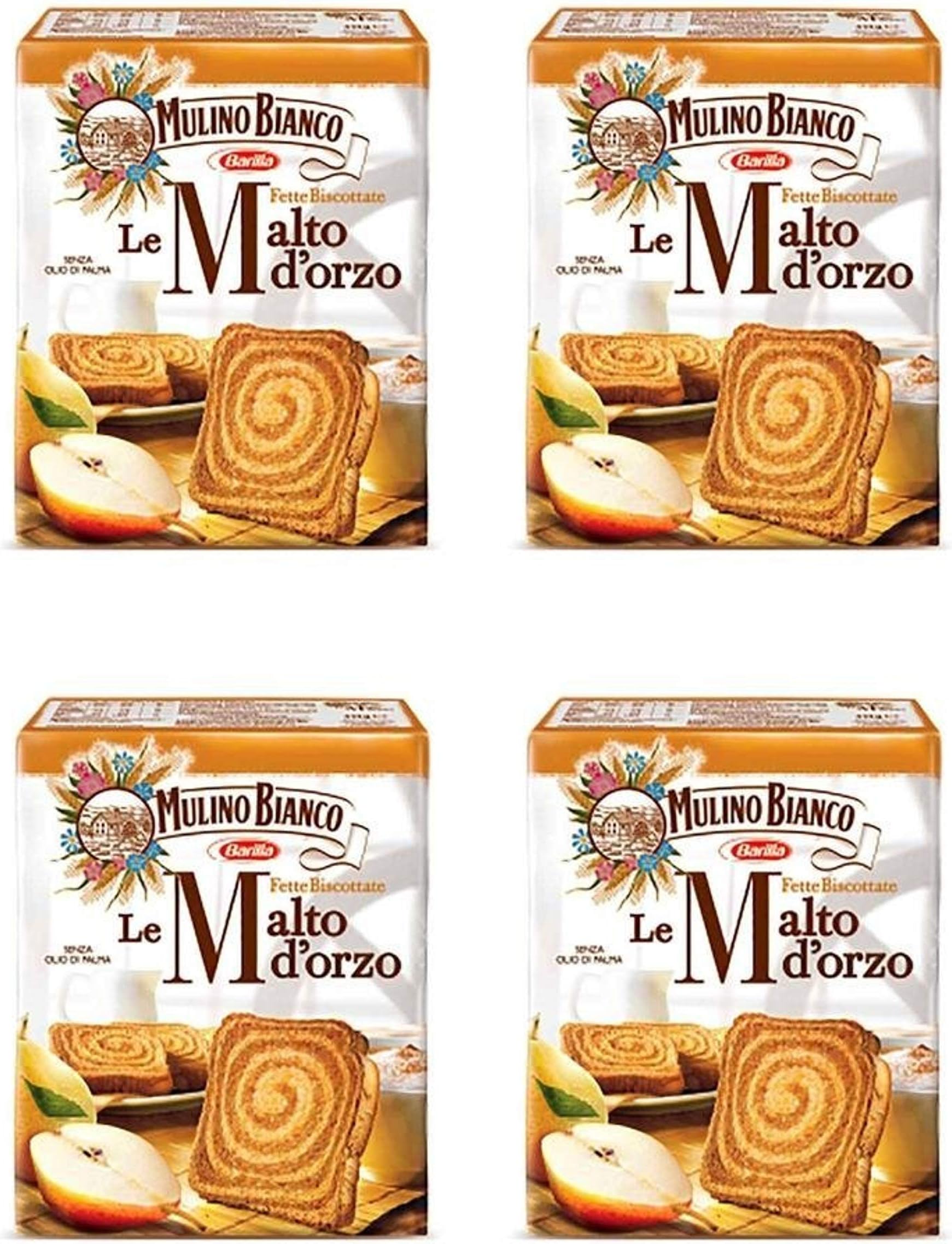 Mulino Bianco Malto d'Orzo Barley Rusks From Italy 11.1 oz. (315g)