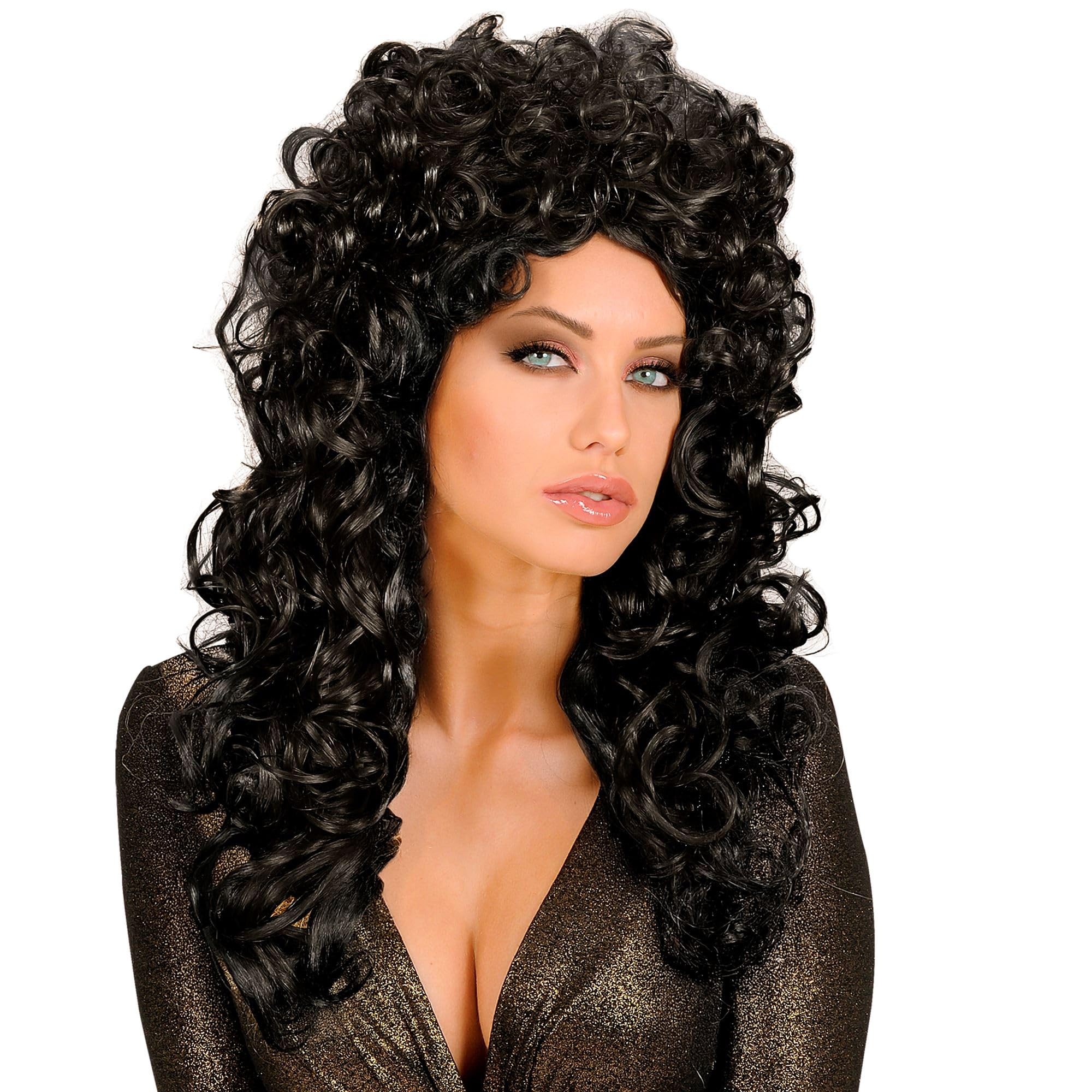 Attractive - Black Wig for Hair Accessory Fancy Dress