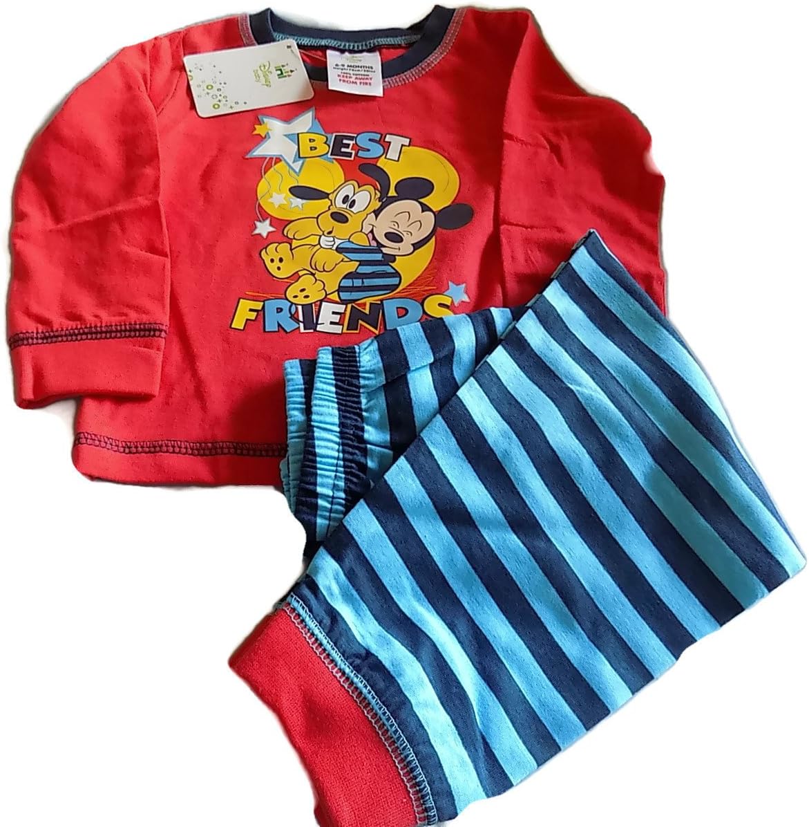 Disney Baby Boys Best Friends Micky Mouse Pyjamas (12-18mth)