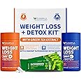 Ultimate Weight Loss Kit – 30 Day & Nighttime Detox Shots – Metabolism Booster & Appetite Control – Diet Supplements for Women & Men – Fat Burning & Weightloss Pills, Fat Burner & Appetite Suppressant