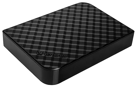Verbatim 47687 8 TB 3,5-Inch Store 'n' Save USB 3.0 Desktop-Festplatte - Schwarz
