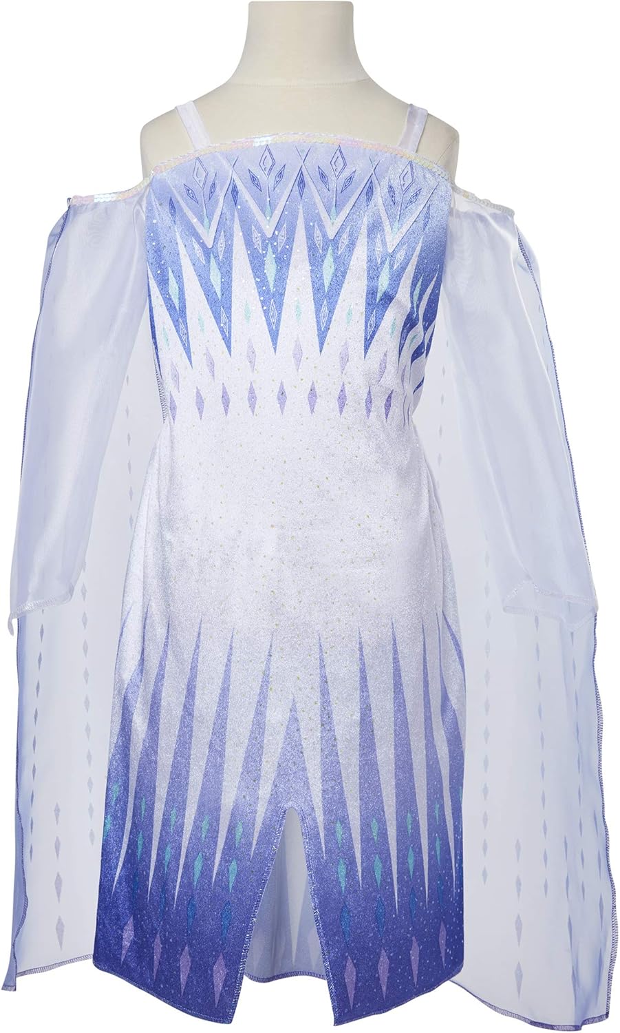 Frozen 2 Elsa Epilogue Dress for Girls, New Movie Princess Dress Up Costume for Halloween Christmas Party, Outfit Fits Sizes 4-6X - for Girls Ages 3, 4, 5 & 6: Toys & Games